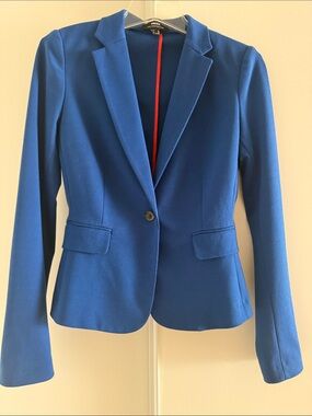 Mexx Women's Navy Blue Single-Button Blazer